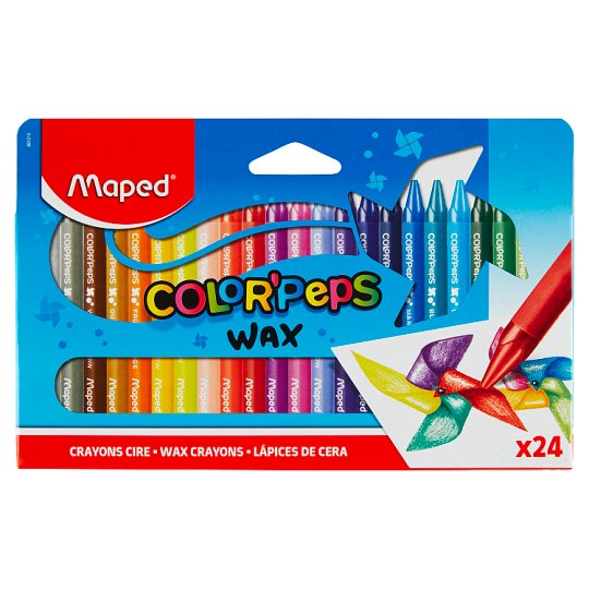 Maped Wax Crayons 24 pcs Tesco Groceries