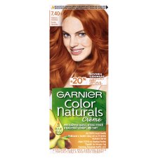Garnier Color Naturals permanentní barva na vlasy 7 .40 + vášnivá měděná, 60 +40 +10 ml
