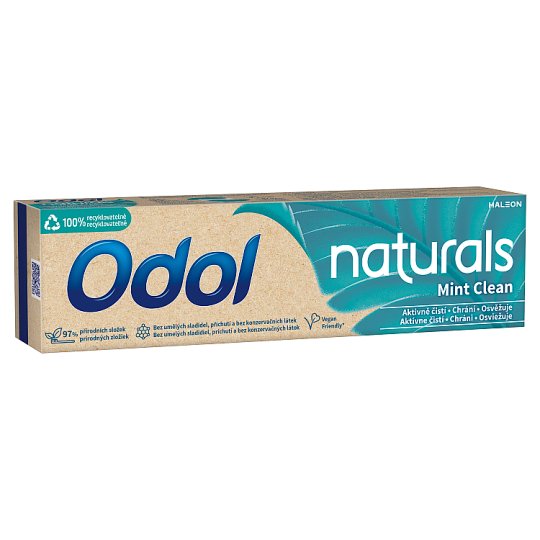 Odol Naturals Mint Clean Toothpaste with Fluoride 75ml