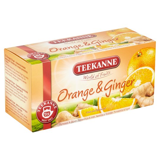 TEEKANNE Orange & Ginger, World of Fruits, 20 sáčků, 45g