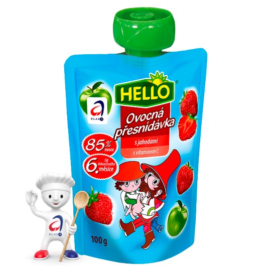 Hello Fruit Snack with Strawberries 100g