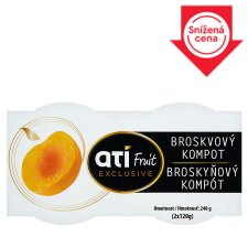 ATI Fruit Exclusive Peach Compote 2 x 120g (240g)