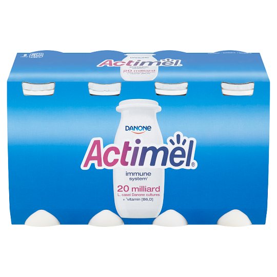 Actimel probiotický jogurtový nápoj bílý slazený 8 x 100g (800g)