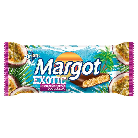 ORION Margot Exotic Tyčinka s kokosem a příchutí citron se zázvorem 90g