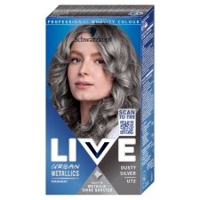 Schwarzkopf Live Urban Metallics Hair Color Dusty Silver U72