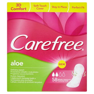 Carefree Aloe slipové vložky 58 ks