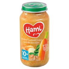 Hami Meat-Vegetable Dish Chicken with Potatoes, Carrots and Spinach Fine from 10th Month 250g
