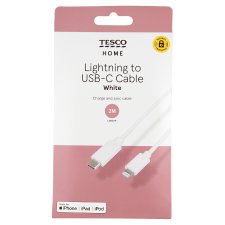 Tesco Home Lightning to USB-C Cable 2 m