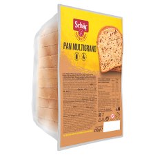 Schär Pan Multigrano jemný zrníčkový krájený chléb bez lepku 250g