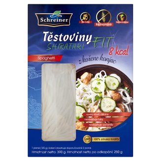 Schreiner Shirataki Fit Těstoviny spaghetti z kořene konjac 390g