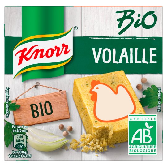 Knorr Organic Chicken Stock Cube 3L Tesco Groceries