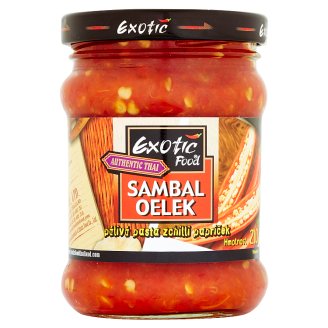 Exotic Food Authentic Thai Sambal oelek pálivá pasta z chilli papriček 210g