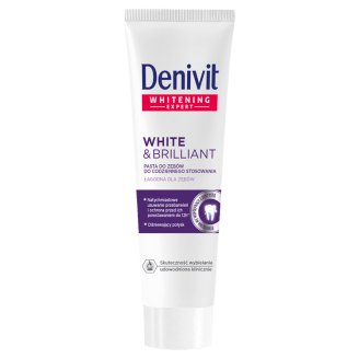 Denivit Whitening Expert White & Brilliant zubní pasta pro každodenní použití 50ml