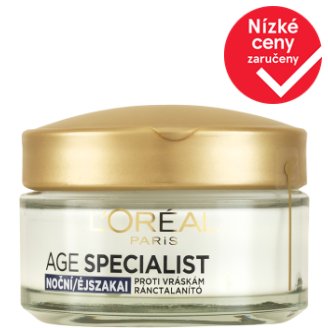 L'Oréal Paris Age Specialist 45+ zpevňující péče proti vráskám noční 50ml