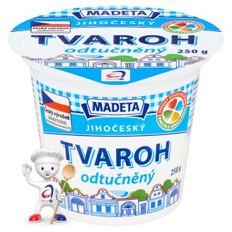 Madeta Jihočeský tvaroh odtučněný 250g