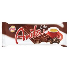Sedita Anita Choco Dark Crispy Wafers with Cocoa-Chocolate Cream Filling 50g