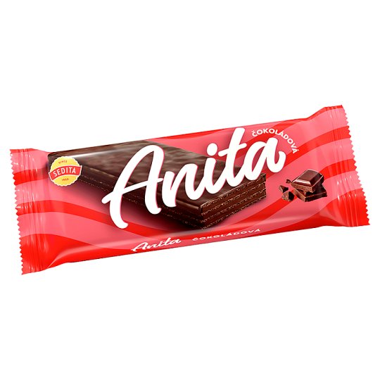 Sedita Anita Čoko tmavé oplatky s čokoládovou náplní 50g