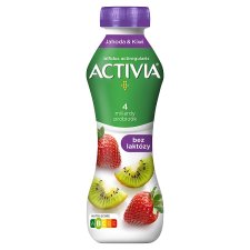 Activia probiotický jogurtový nápoj bez laktózy jahoda a kiwi 270g