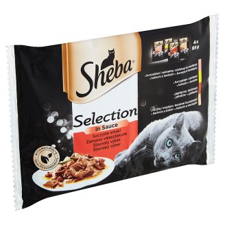 Sheba Šťavnatý výběr 4 x 85g