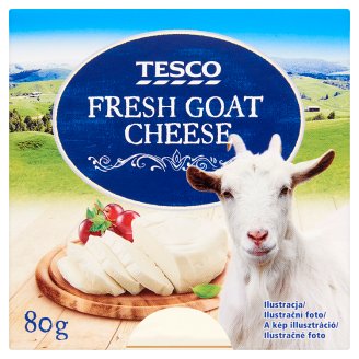 Tesco Přírodní kozí sýr 80g