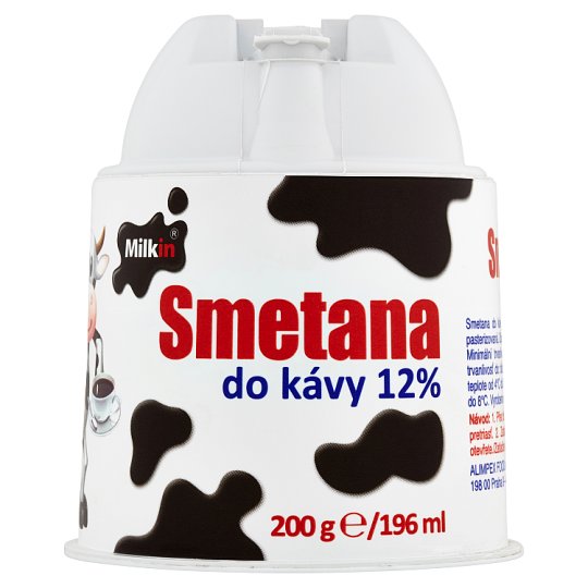 Milkin Smetana do kávy 12% 196ml