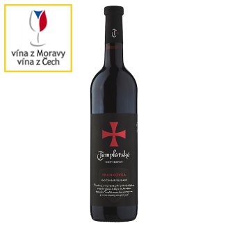 Templářské Sklepy Čejkovice Frankovka červené polosladké víno 0,75l