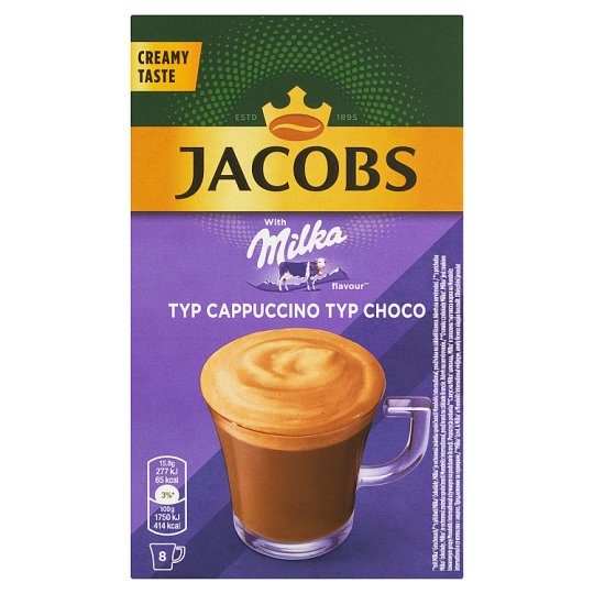 image 1 of Jacobs Cappuccino with Milka Flavour 8 x 15.8g (126.4g)