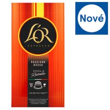 L'OR Espresso Imola Ristretto pražená mletá káva v kapslích 10 ks 52g