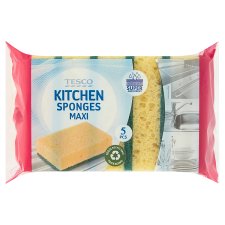 Tesco Kitchen Sponges Maxi 5 pcs