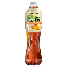 FuzeTea Black Ice Tea broskev & růže 1,5l