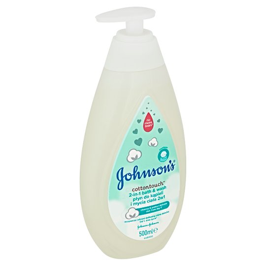 Johnson's Cottontouch Koupel a mycí gel 2v1 500ml