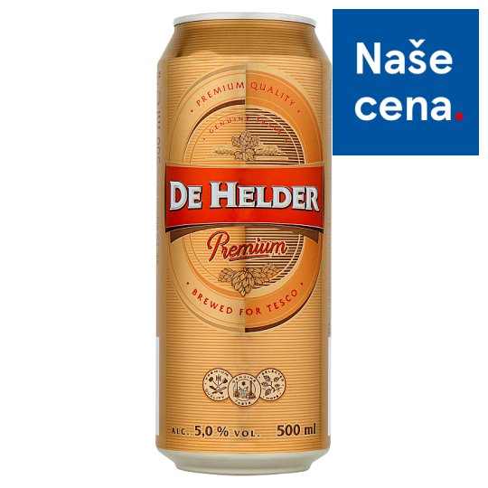 De Holder Premium pivo ležák světlý 500ml