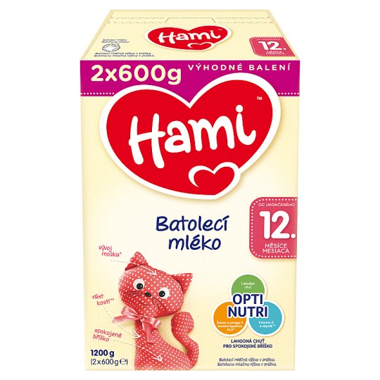 Hami Batolecí mléko 12+ 2 x 600g