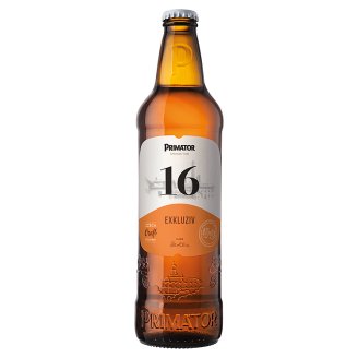 PRIMÁTOR Exkluziv 16% speciální světlé pivo 0,5l