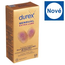 Durex Sensual Extra Lube Regular Fit Condoms 10 pcs