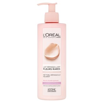 L'Oréal Paris Odličovací mléko s výtažky vzácných květů pro suchou a citlivou pleť 400ml