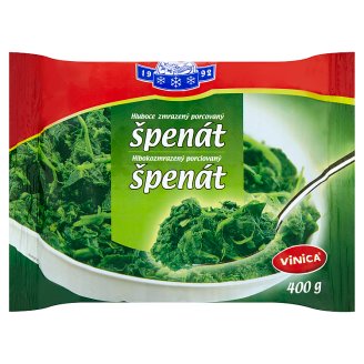 Vinica Spinach Packed Deep Frozen 400g