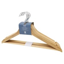 Tesco Home Wooden Hangers 5 pcs