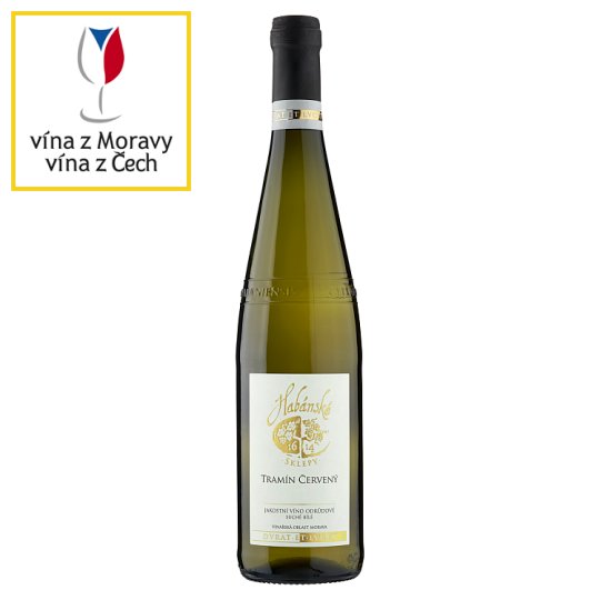 Habánské Sklepy Tramín Červený Wine Varietal Quality Dry White 0.75L