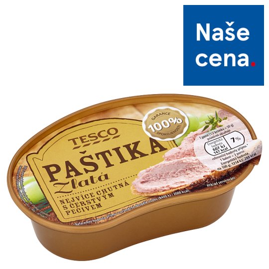 Tesco Zlatá paštika 150g