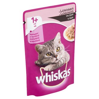Whiskas S lososem ve šťávě 100g