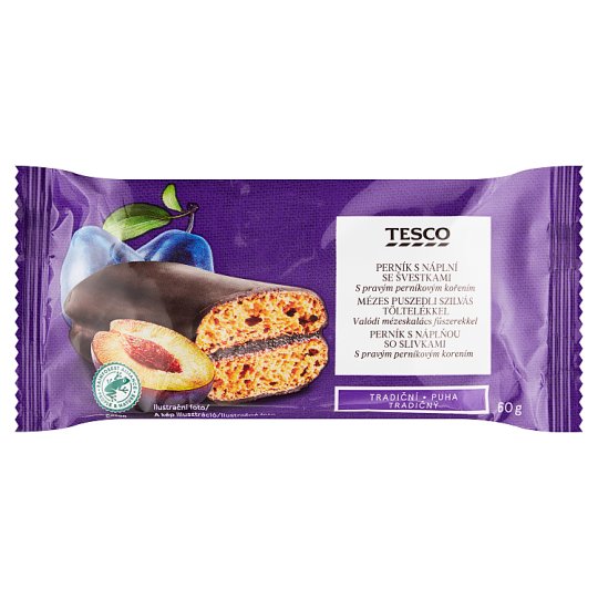 Tesco Gingerbread with Plum Filling 60g