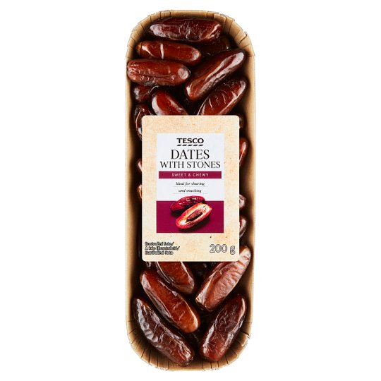 Tesco Dates with Stones 200g Tesco Groceries