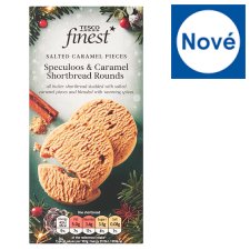 Tesco Finest Speculoos & Caramel Shortbread Rounds 150g