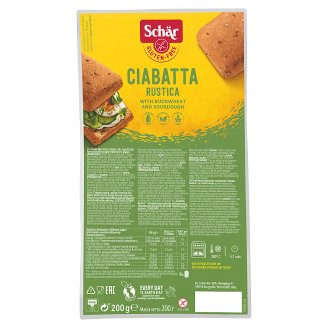 Schär Ciabatta Rustica pečivo vícezrnné bez lepku 200g