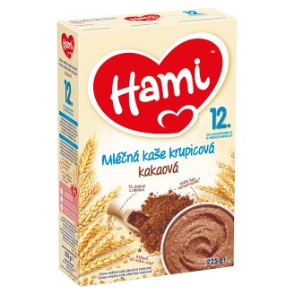 Hami mléčná kaše krupicová kakaová od uk. 12. měsíce 225g