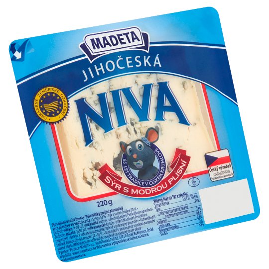 Madeta South Bohemian Niva Blue Cheese 220g