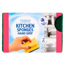 Tesco Kitchen Sponges Hand Grip 2 pcs
