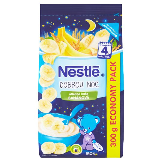 Nestlé Dobrou noc Mléčná kaše banánová 300g