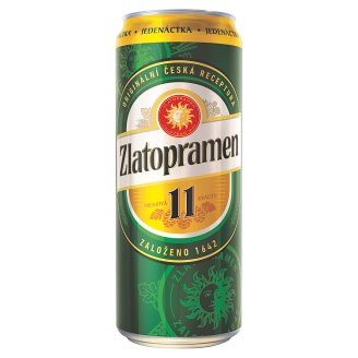 Zlatopramen 11 pivo ležák světlý 0,5l